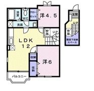 ランドバウアーBの間取り画像