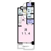 フローリッシュマンションの間取り画像