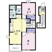 ヴィラエミネンス Cの間取り画像
