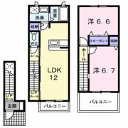 ヴィラ・サンライズAの間取り画像