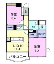パイン・ヒルズ弐番館の間取り画像
