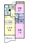 パイン・ヒルズ参番館の間取り画像