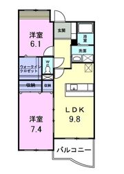 パイン・ヒルズ参番館の間取り画像