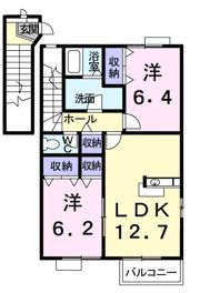 グラン ヴェルジェDの間取り画像