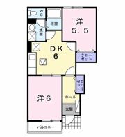 エレガンスヴィラⅡの間取り画像