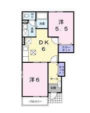 エレガンスヴィラⅢの間取り画像