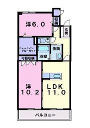 セントラルタウンの間取り画像