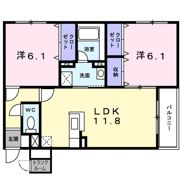 ジュネス松陰の間取り画像