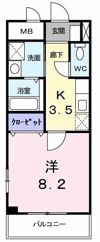 スタディオ・フラット田島の間取り画像