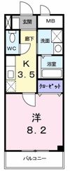 スタディオ・フラット田島の間取り画像