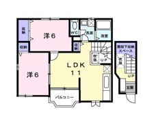 シャン・ド・フルールⅤの間取り画像