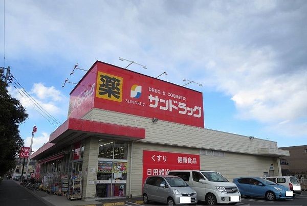 近くのサンドラッグまで250m（徒歩4分）