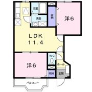エアリーB棟の間取り画像