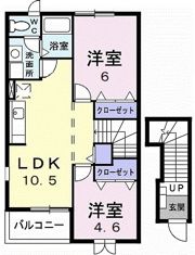 ファミーユAの間取り画像
