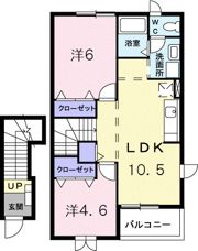 ファミーユAの間取り画像