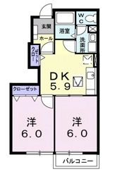 サニーフラットの間取り画像