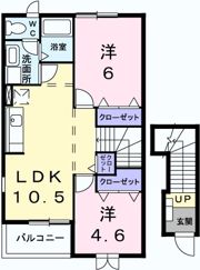 白蔵ⅢAの間取り画像
