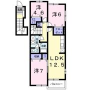 デライトコート・Ⅰの間取り画像