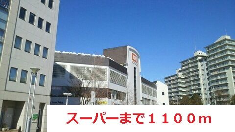 近くのスーパーまで1,100m（徒歩14分）