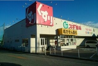 近くのスギ薬局蒲郡北店まで1,140m（徒歩15分）
