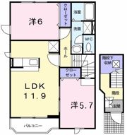 クレストールS・S・K・Ⅰの間取り画像