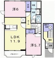 クレストールS・S・K・Ⅱの間取り画像