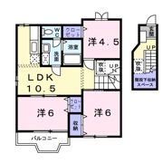 サンライズT E棟の間取り画像