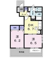 ニューハイツ冨士Aの間取り画像