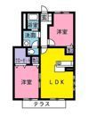 サンパティークBの間取り画像