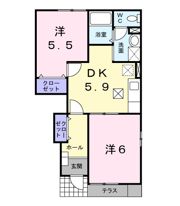 アルモニ－Aの間取り画像