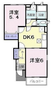 プラークティコⅠの間取り画像