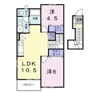 ウィステリアBの間取り画像