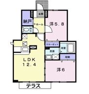クラール ブリーゼの間取り画像