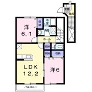 インプレスAの間取り画像