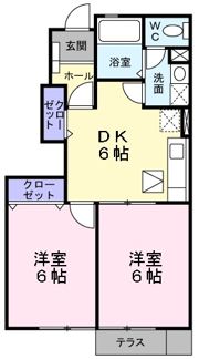 エンブレム・タウンAの間取り画像
