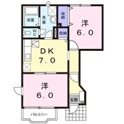 エストレージャ安曇野Aの間取り画像