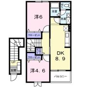 エストレージャ安曇野Bの間取り画像