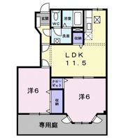 メトロノームB棟の間取り画像
