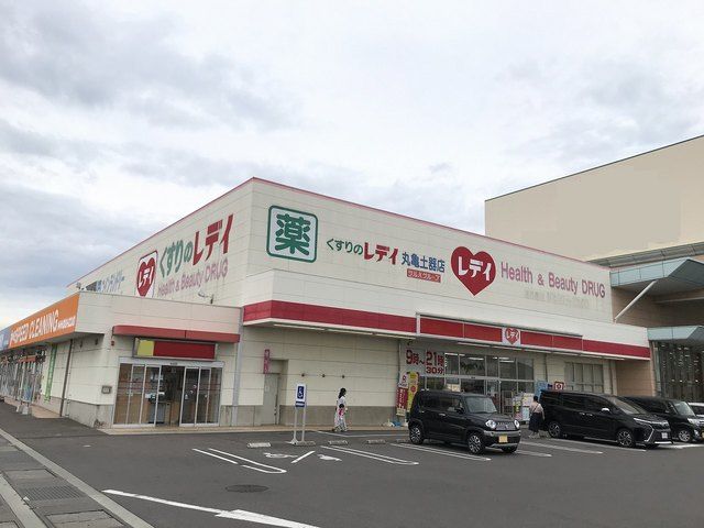 近くのドラッグストアまで750m（徒歩10分）
