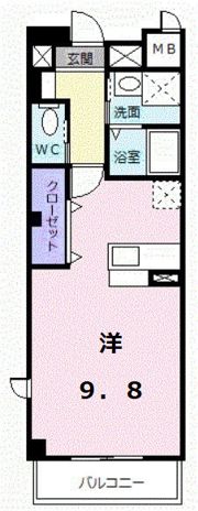グレースコート白鷺坂の間取り画像