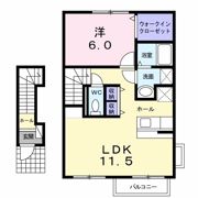 エレガンテカーサの間取り画像