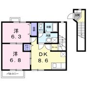 グランソレイユ Ⅱの間取り画像