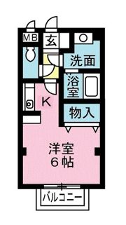 カーサ ベルディの間取り画像