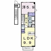 シャン・ド・フルール Bの間取り画像