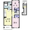 リヴェル ブレ Cの間取り画像