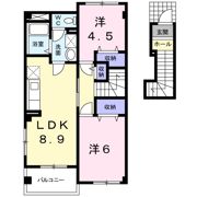リヴェル ブレ Cの間取り画像