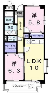 セントラルヒルズの間取り画像