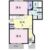 ハーモニーAの間取り画像