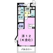 サンリッツ高宮Cの間取り画像