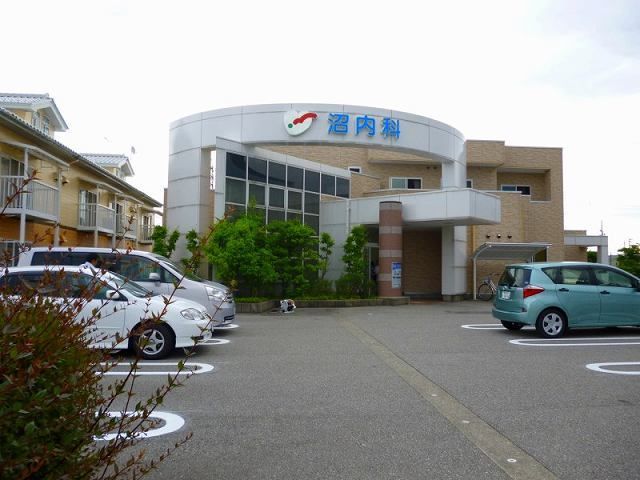 近くの沼内科まで1,100m（徒歩14分）